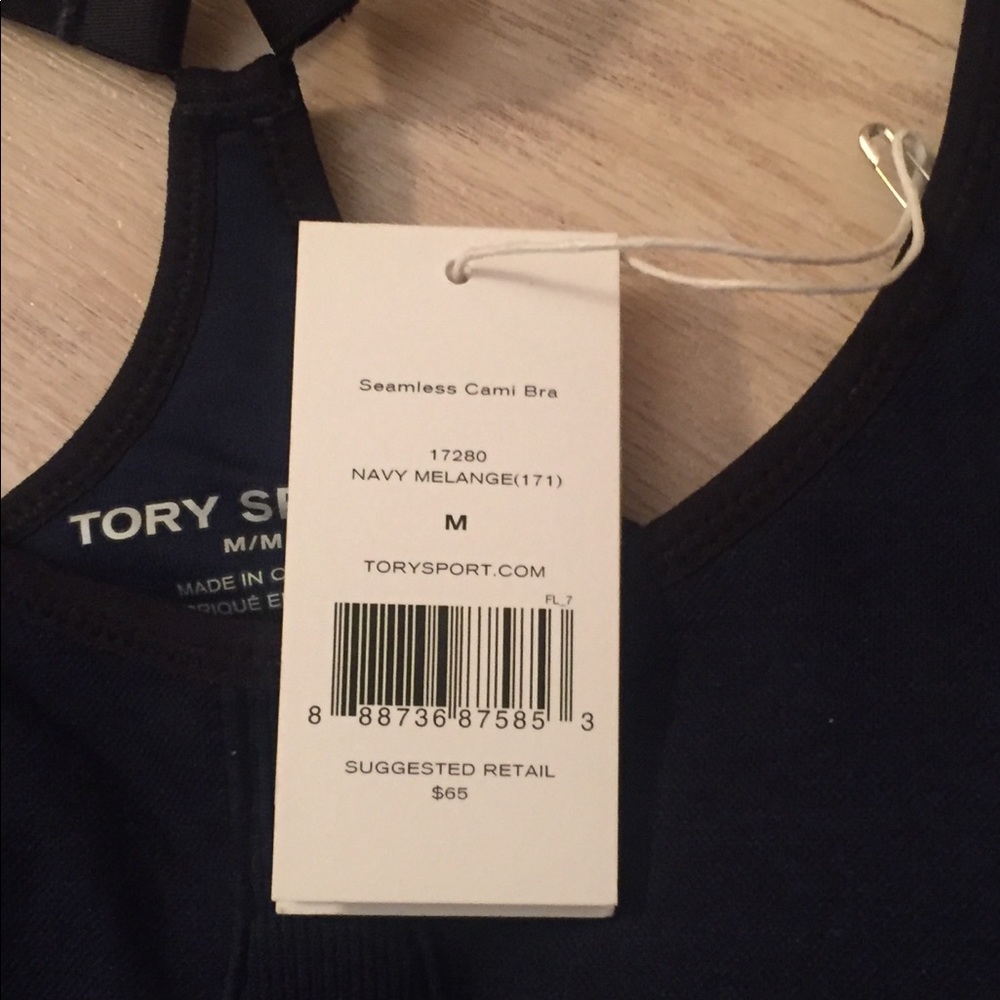 ⚡️SALE⚡️Tory Burch Seamless Cami Bra M Navy - Picture 3 of 5